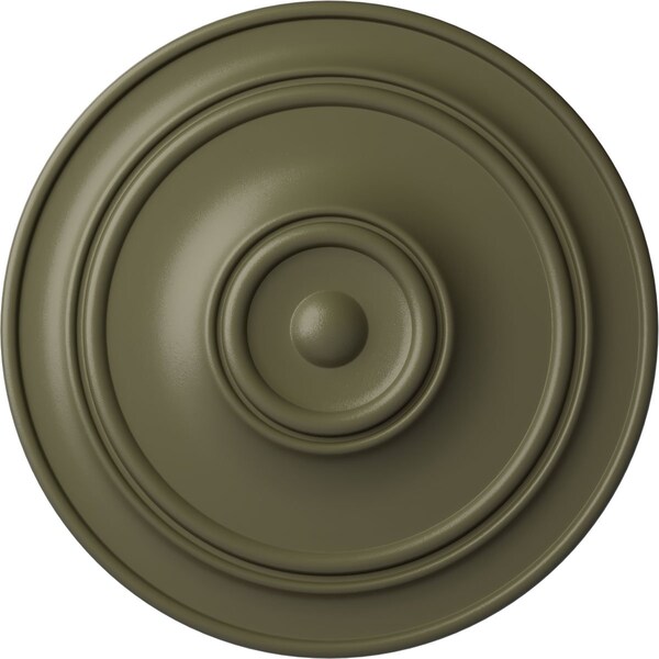 Ekena Millwork Small Classic Ceiling Medallion (Fits Canopies up to 10"), 40 1/4"OD x 3 1/8"P, Spartan Stone CM40CLSSF - main